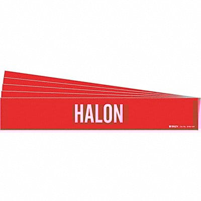 Pipe Marker Adhesive White Halon PK5