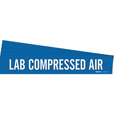 Pipe Marker White Lab Compressed Air PK5