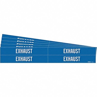 Pipe Marker Adhesive White Exhaust PK5