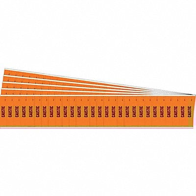 Pipe Marker Adhesive Black Caustic PK5