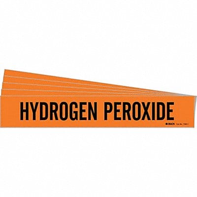 Pipe Marker Black Hydrogen Peroxide PK5