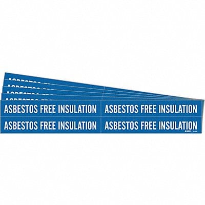 Pipe Marker Asbestos Free Insulation PK5