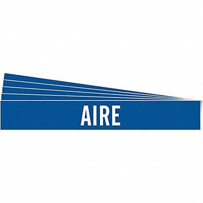 Pipe Marker Adhesive White Aire PK5