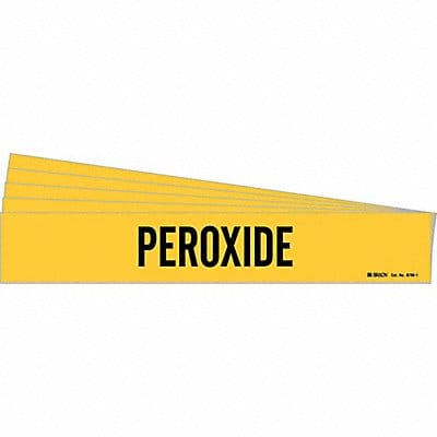 Pipe Marker Adhesive Black Peroxide PK5