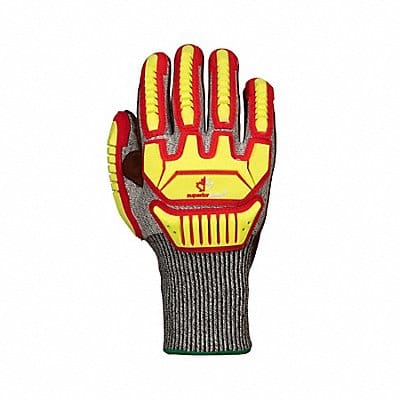 Work Gloves Nitrile L Black/Gray PR