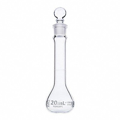 Volumetric Flask 20 mL 110 mm H PK6 Volumetric Flask 20 mL 110 mm H PK6