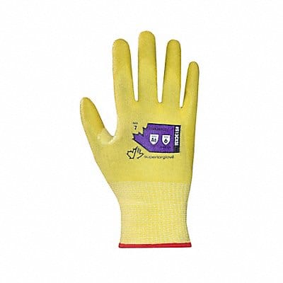 Work Gloves Nitrile XS Yellow/Yellow PR