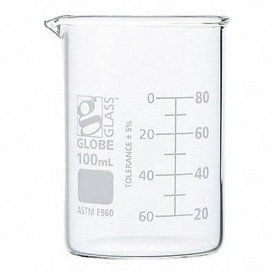 Beaker 100 mL 79 mm H 50 mm Dia PK12