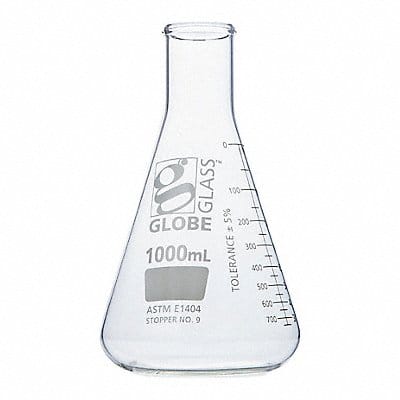 Erlenmeyer Flask 1 L 219 mm H PK6 Erlenmeyer Flask 1 L 219 mm H PK6