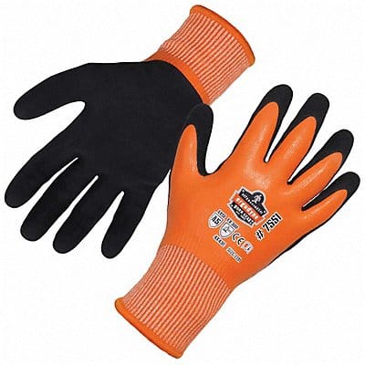 Thermal Coated Glove A5 L Orange PR