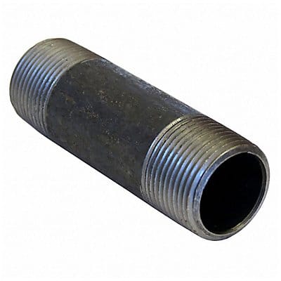 Black Nipple Welded 4x3 1/2