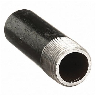 Black Nipple Welded 1/8x2 1/2