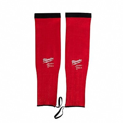 Cut-Resistant Sleeves Red HPPE 18 L