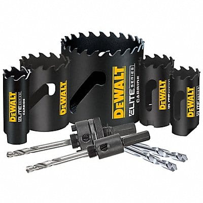 Hole Saw Kit Cutting 1 7/8 D 9 pieces