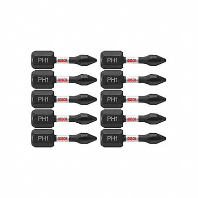 Impact Driver Bits Phillips(R) #1 PK10