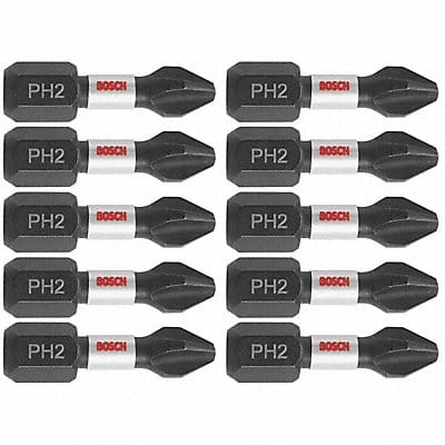 Impact Driver Bits Phillips(R) #2 PK10