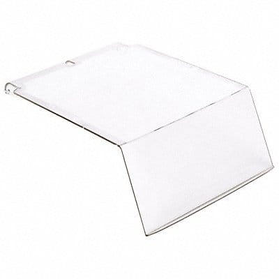 Lid Crystal Styrene 10 in L 6 9/16 in W