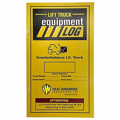 Replacement Checklist Book 7 5/8 dia PK4