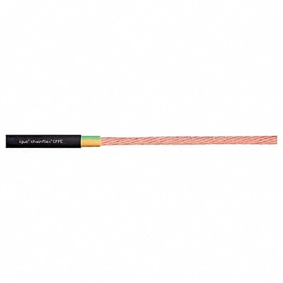 Power Cable TPE 0.57 in dia Signal Black