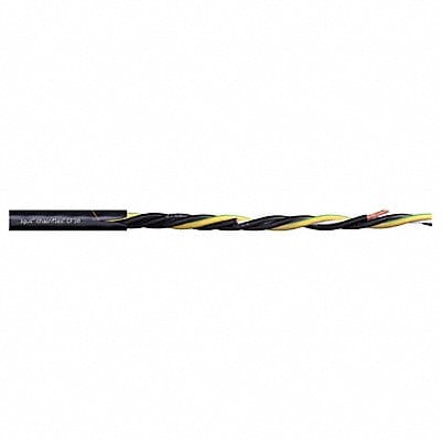 Power Cable for VFD PVC 1.34 in dia Blk