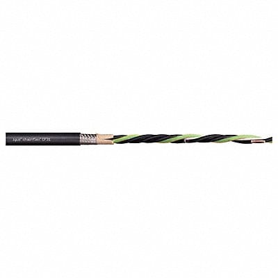 Power Cable for VFD PVC 0.57 in dia Blk