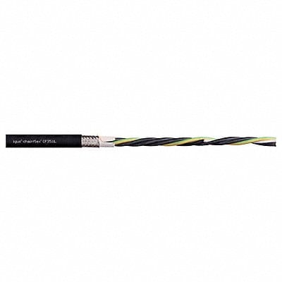 Power Cable for VFD TPE 0.91 in dia Blk