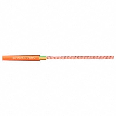Power Cable PVC 0.26 in dia Lt Orng