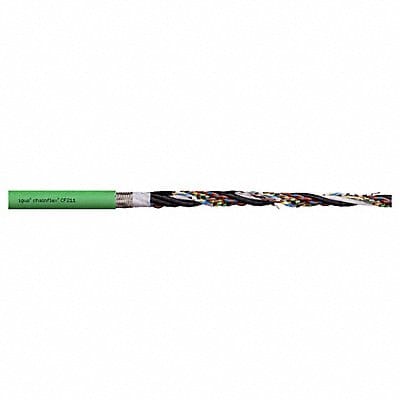 Data Cable PVC 0.47 in dia Silver Gray