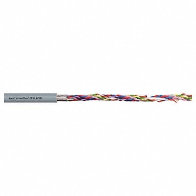 Data Cable PUR 0.47 in dia Window Gray