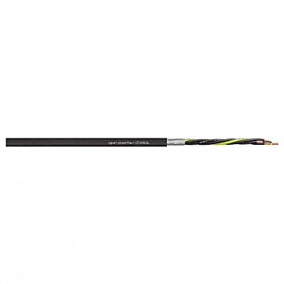 Run Tray Cable Copper 16 AWG Jet Blk