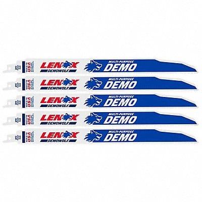 Reciprocating Saw Blades 12 in L Steel