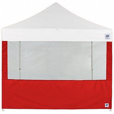 Food Booth Sidewall Red 8 ft W 8 ft H