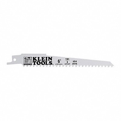 Recip Saw Blade 6 TPI 6 PK5