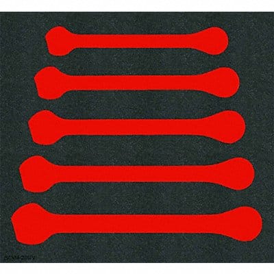 Foam Inserts Black/Red 16 L 23 W