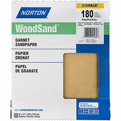 Sandpaper Sheet Grit 180 11 L 9 W Sandpaper Sheet Grit 180 11 L 9 W