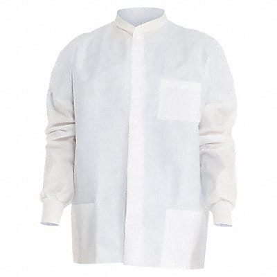 Lab Jacket Knit Cuff Knit Collar LG PK25