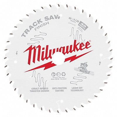 Track Saw Blade 0.063 Thick Round Arbor