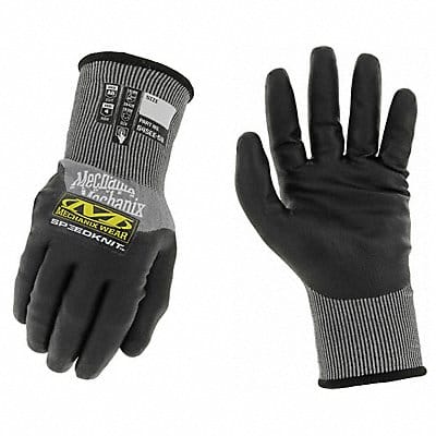Knit Gloves Acrylic/HPPE 11/2XL Blk/Gray