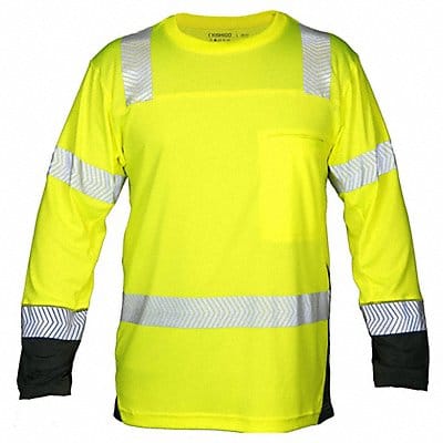 T-Shirt Unisex Black/Lime XL
