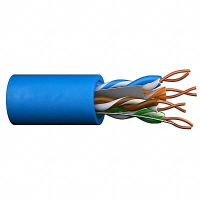 LAN Cable Blue 0.2 in Cable Dia.