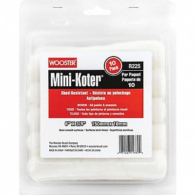 Mini Paint Roller Cover Semi-Smooth PK10