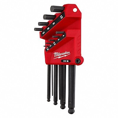 Hex Key Set 9 Pieces Steel Metric