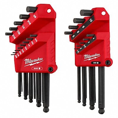 Hex Key Set 22 Pieces Finish Black Oxide