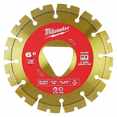 6 x.100 10MM TRIANGLE U-NOTCH YELLOW�