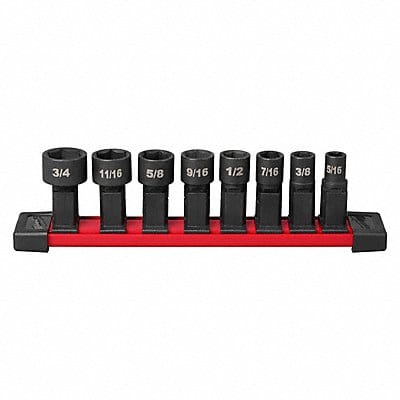 Impact Socket Set Power Drive 8 Pieces
