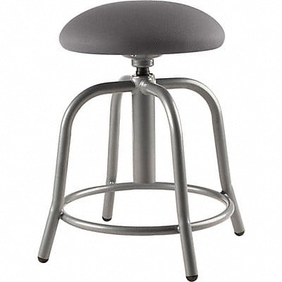 Charcoal Fabric/Grey Frame Stool