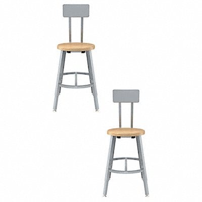 Butcherblock Stool Back 18-26 PK2