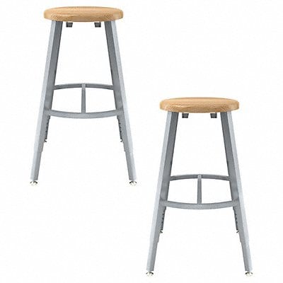 Butcherblock Stool 24-32 PK2