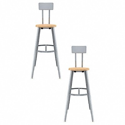 Butcherblock Stool Back 30-38 PK2