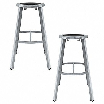 Black Center Metal Stool 30 PK2